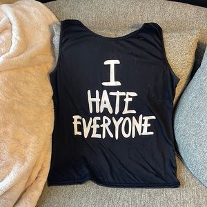 I Hate Everyone Tank Top